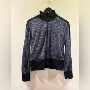 Women's Boca Performance Zebra Print Zip Up Sweater